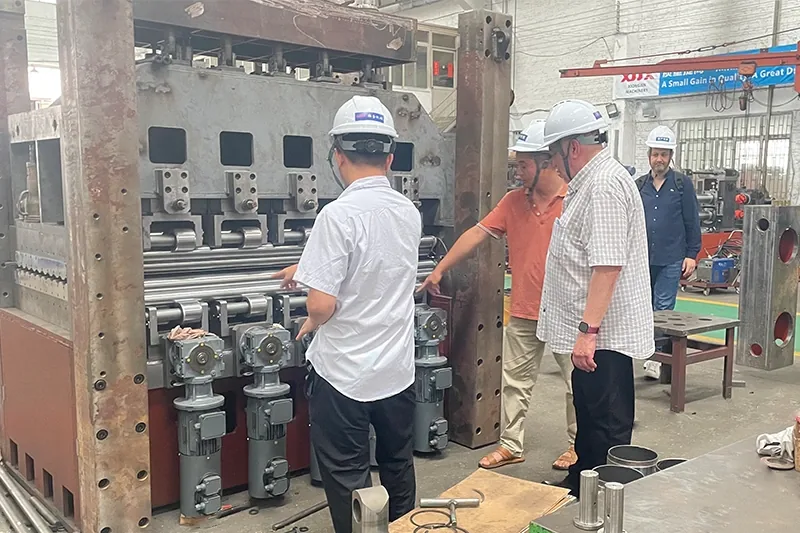 Đoàn lãnh đạo NIKEL Stainless Thổ Nhĩ Kỳ thăm XIONGJIN MACHINERY