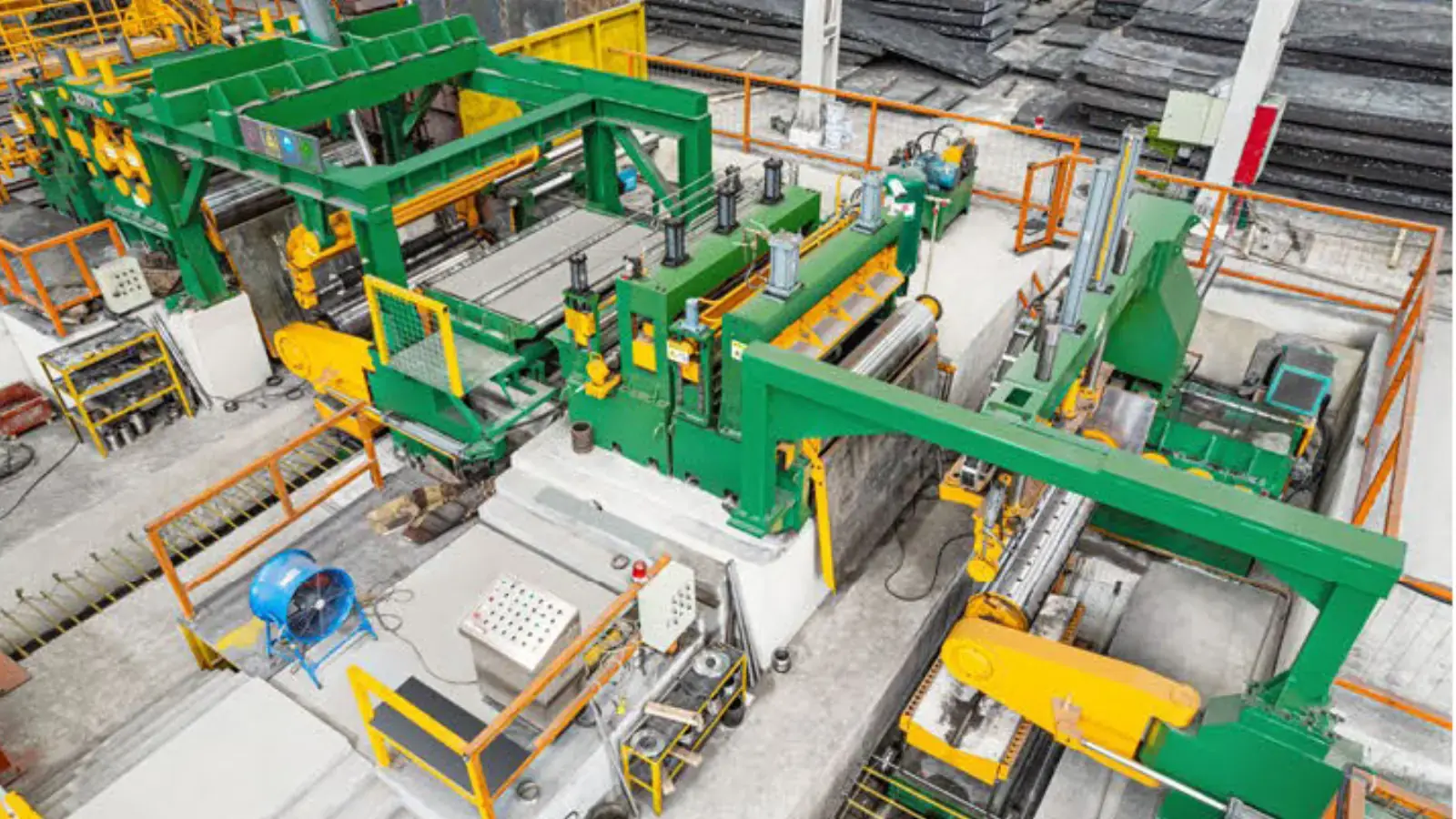 Dây chuyền xẻ tấm dày 14mm × 2000mm — dao kép — ảnh thực tế XIONGJIN — hình 2
