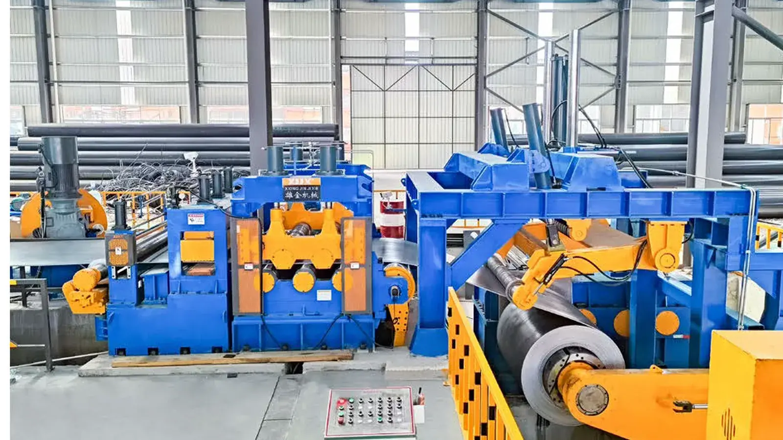 Dây chuyền xẻ tấm dày 20mm × 2000mm (Z-18-2000) — ảnh thực tế XIONGJIN — hình 2